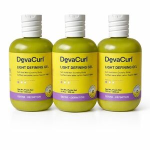 DevaCurl Light Defining Gel - Vibrant Yellow pack of 3
